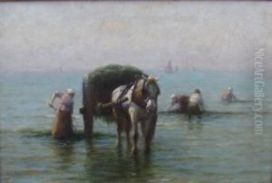 Low Tide - France. by William Edward Norton