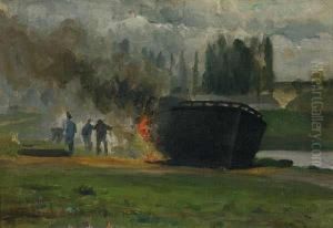 The Burning Boat by William Edward Norton