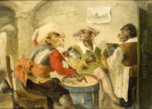 Singes Au Cafe