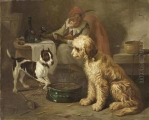 Meal In The Tavern by Zacharias Noterman