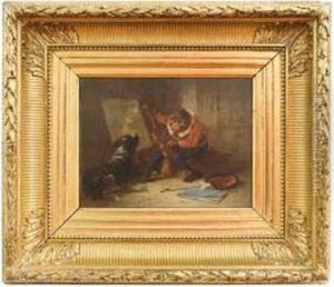 Le Singe Violoniste by Zacharias Noterman