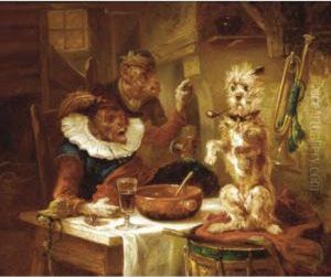 The Performing Dog by Zacharias Noterman