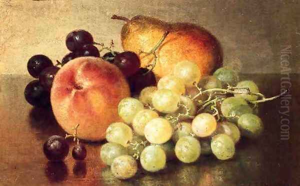 Still Life with Peach, Pear and Grapes - view 1