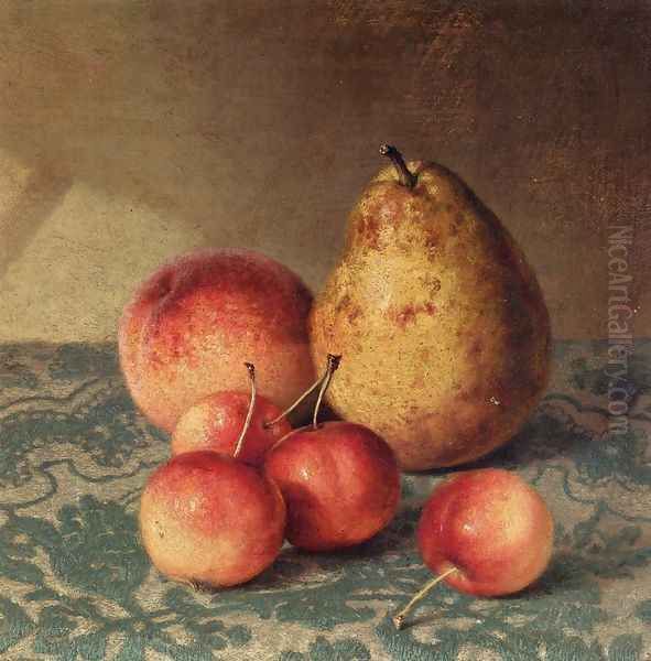 Pear, Peach and Cherries - view 1