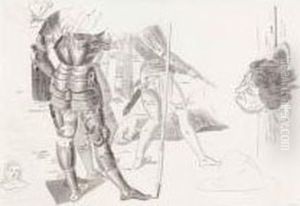 Studio Per Armatura E Testa Del Battista
