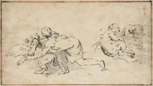Skizzenblatt by Pietro Antonio Novelli