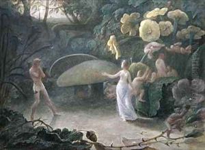Oberon and Titania A Midsummer Nights Dream by Francis Danby