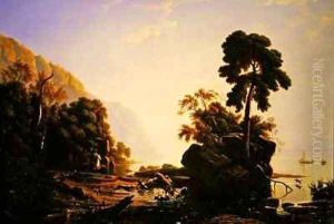 A Stag Hunt by Francis Danby
