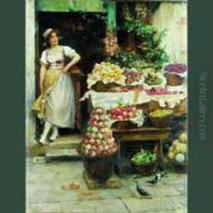 La Marchande De Fruits by Stefano Novo