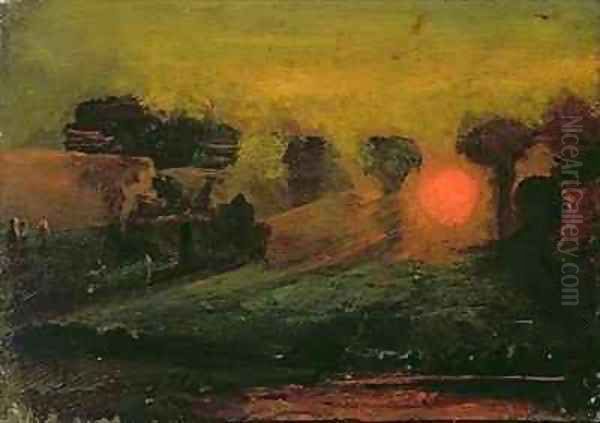 Sunset through Trees - view 1