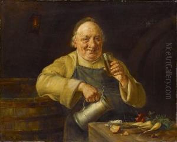Monch Bei Der Vesper - view 1
