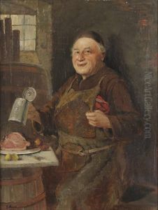 Gastgivaren Med Sitt Stop by Ernst Nowak