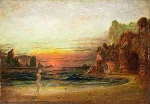 Study for Calypsos Grotto by Francis Danby