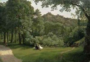 View of Blaise Castle Woods by Francis Danby