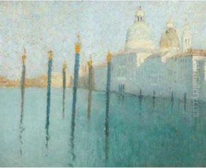 View Of Santa Maria Della Salute, Venice by George Loftus Noyes