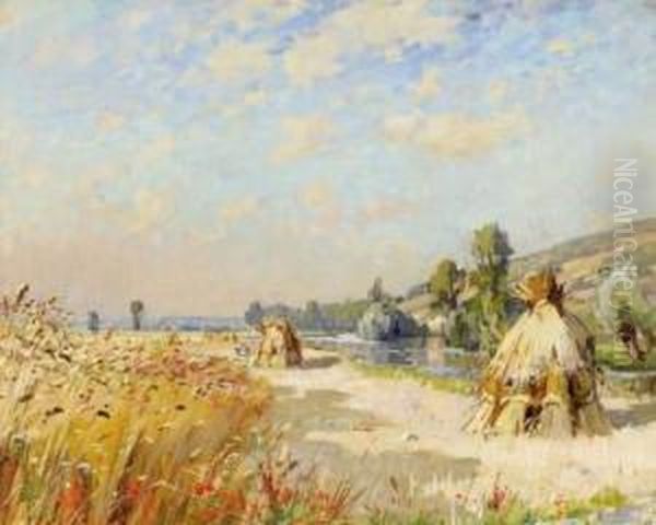 Moissons, Vallee De L'eure Pres De Louviers - view 1