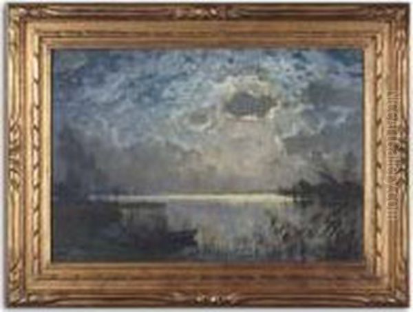 Crepuscule En Bord De Lac - view 1
