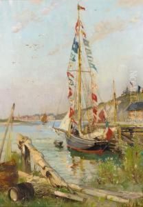 Un Bateau Decore A Dives