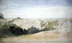 View near the Cheddar Gorge by Francis Danby