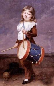 Portrait of the Artist's Son as a Drummer by Martin Drolling