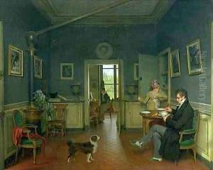 Interior of a Dining Room by Martin Drolling