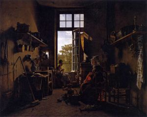 Interior of a Kitchen by Martin Drolling