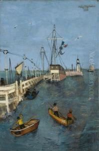 Seesteg Ostende by Felix Nussbaum