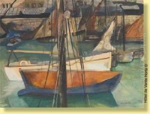Vue De Port by Felix Nussbaum