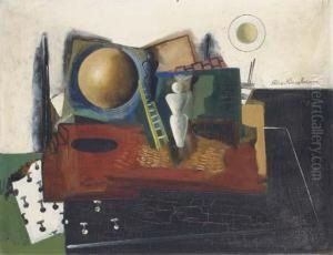 Surrealistisches Stilleben by Felix Nussbaum
