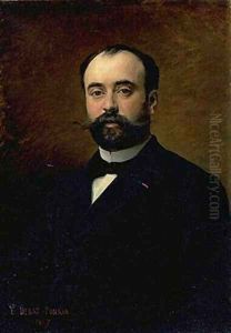 Portrait Du Professeur Paul Redard 1887 by Edouard Bernard Debat-Ponsan