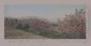White Mts From Carrall by Wallace Nutting