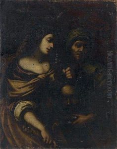 Judith Tenant La Tete D'holopherne by Carlo Francesco Nuvolone