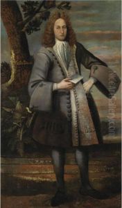 Ritratto Di Nobiluomo Con Una Lettera In Mano by Carlo Francesco Nuvolone