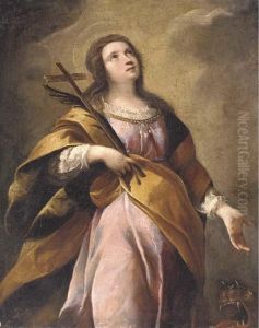 Saint Margaret Of Antioch by Carlo Francesco Nuvolone