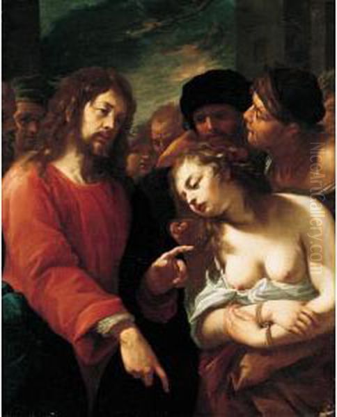 Christ And The Woman Taken In Adultery - view 1