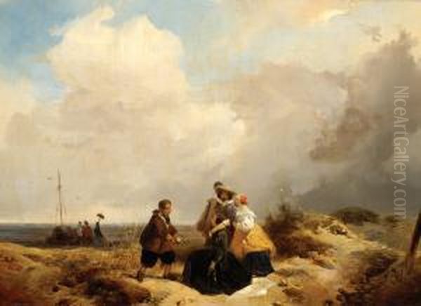 An Elegant Party Receives Anoyster With A Pearl - view 1