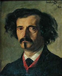 Portrait of Jules Barbey d'Aurevilly (1808-89) 1860