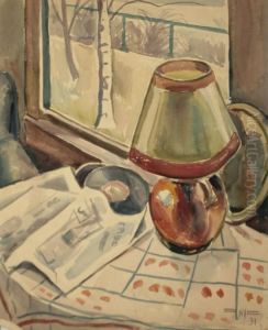 Table Top Still Life by Edgar Hewitt Nye