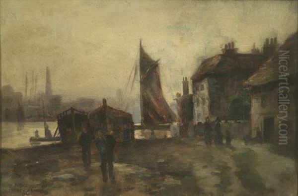 A Fishing Village Along The Itchen River,england - view 1