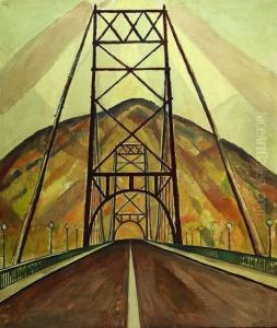 Bridge And Mountain Bridge And Mountain