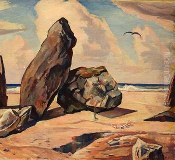 Beach With Skeleton - view 1