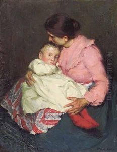 Mother And Child by sandor Nyilasy