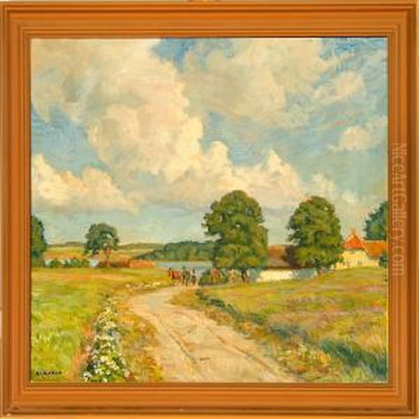 A Danish Summer Landscape - view 1