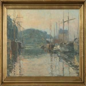 Habour Scene With Ships Habour Scene With Ships
