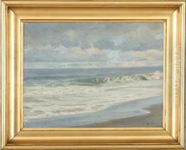 Costal Scenery With Braking Waves - view 1