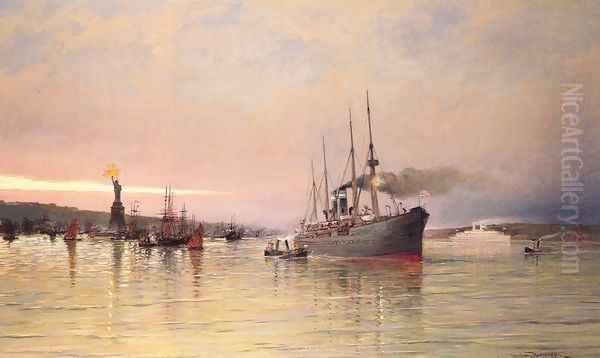 A View Of New York Harbor - view 1