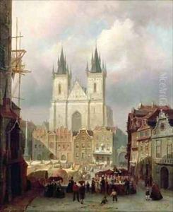 The Old Market Place at Prague