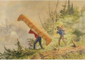 Preparing To Portage by Lucius Richard O'Brien