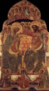Coronation of the Virgin c. 1372 by Donatello (Donato di Niccolo)