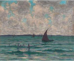 Swimmers And Sailboats by Aloysius C. O'Kelly